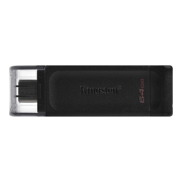 Pendrive Type C 64Gb Usb-C3.2 Negro Dt70 Dt70/64Gb KINGSTON 