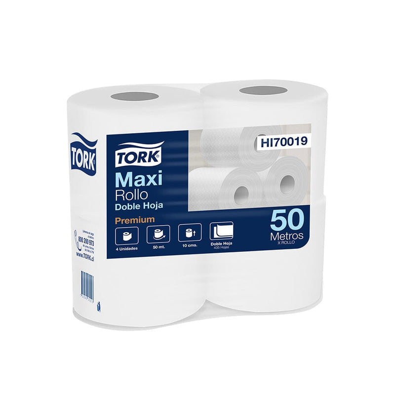 Papel Higiénico Premium Doble Hoja 8x4x50 mt TORK 