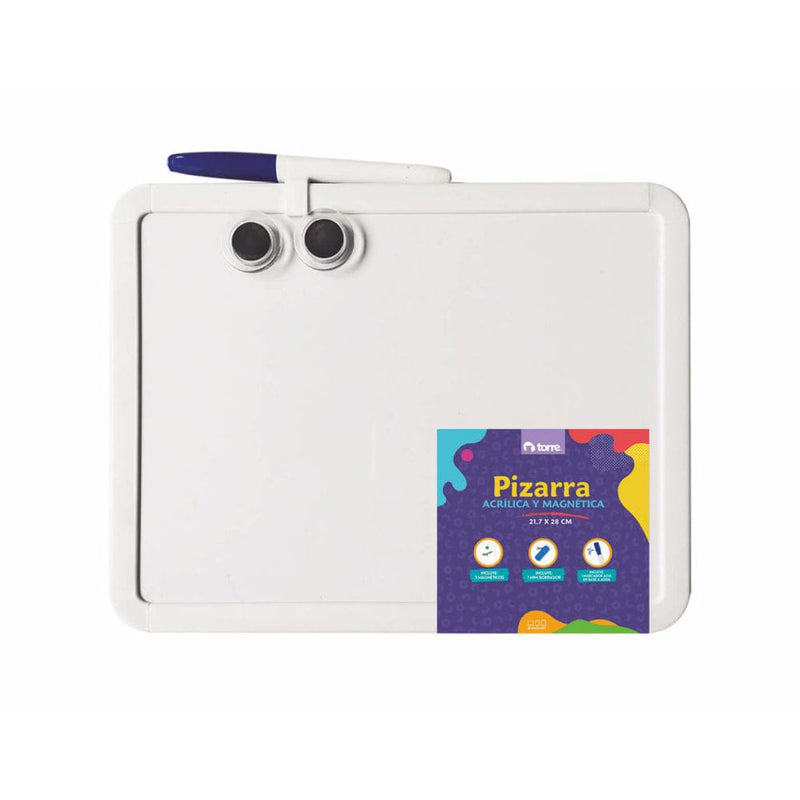 Pizarra Acrilica Magnetica 21,7X28 cm TORRE 