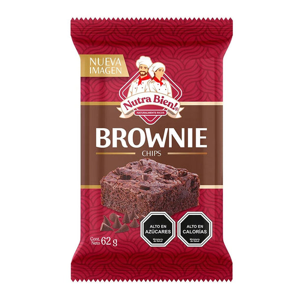 BROWNIE CHIP 62 GR NUTRABIEN 