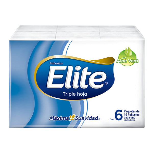 Pañuelo Elite Aloe Vera Pack X6 ELITE 