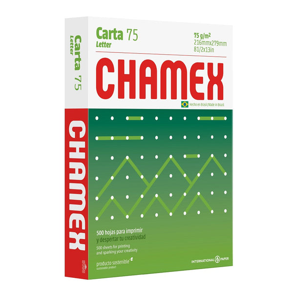 Papel Fotocopia Envase Verde Carta 75 Gr 500 Hj CHAMEX 