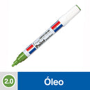 Marcador Permanente Oleo Punta Redonda Verde PILOT 