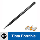 Repuesto Bolígrafo Negro Frixion Ball Borrable 0.7 mm PILOT Negro 