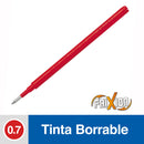Repuesto Bolígrafo Rojo Frixion Ball Borrable 0.7 mm PILOT Rojo 