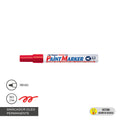 Marcador Permanente Oleo Punta Redonda 400 Rojo ARTLINE Rojo 