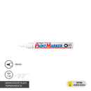 Marcador Permanente Oleo Punta Redonda 400 Blanco ARTLINE 