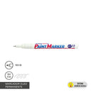 Marcador Permanente Oleo Blanco Punta Fina N 440 ARTLINE Blanco 