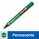 Marcador Permanente Punta Biselada Sca400 Color Verde PILOT 