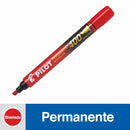Marcador Permanente Punta Biselada Sca400 Rojo PILOT Rojo 