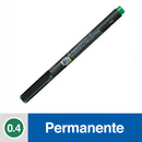 Marcador Permanente Transparencia Punta Fina Scohf Verde PILOT 