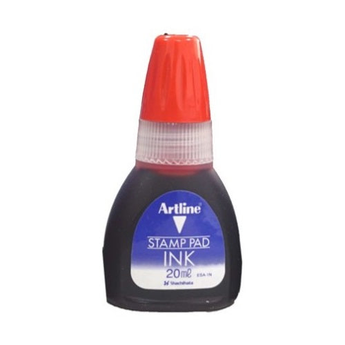 Tinta Tampon Rojo 20 cc ARTLINE Rojo 