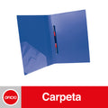 Carpeta Vinil Con Gusano Oficio Azul DATA ZONE Azul 