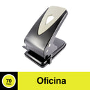 Perforadora Industrial Metal Negra Para 70 Hojas ADIX Negro 