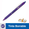 Bolígrafo Borrable 0.7 mm Frixion Ball Clicke Violeta PILOT Morado 