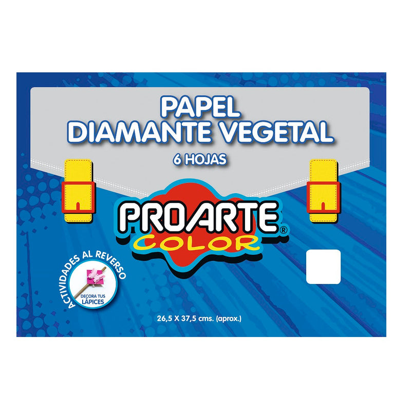 Carpeta Con Papel Diamante 6 Hojas PROARTE 