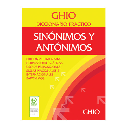Diccionario Practico Sinonimo Antonimo 18 X 13 Cm N 32 GHIO 