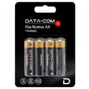 Pila Alcalina "Aa" Display Blister 4 Un DATACOM 