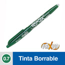 Boligrafo Borrable 0.7 Mm Frixion Ball Verde PILOT Verde 