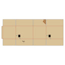 Caja De Embalaje Kraft 40 X 30 X 30 cm CORRUPAC Café 