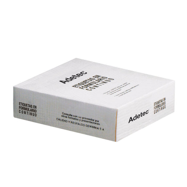 Etiqueta Continua 74 Cm X 134 Mm 2000 Un ADETEC 