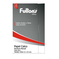 Papel Calco Lapiz Oficio Azul 25 Hojas FULTONS Azul 