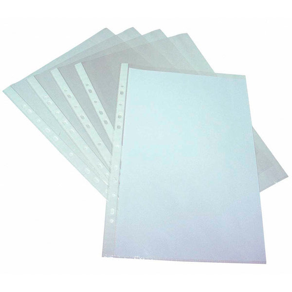 Funda Para Archivo Transparente Borde Blanco Carta 1 Un FULTONS 