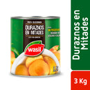 Duraznos Mitades 3 Kg Galon WASIL 