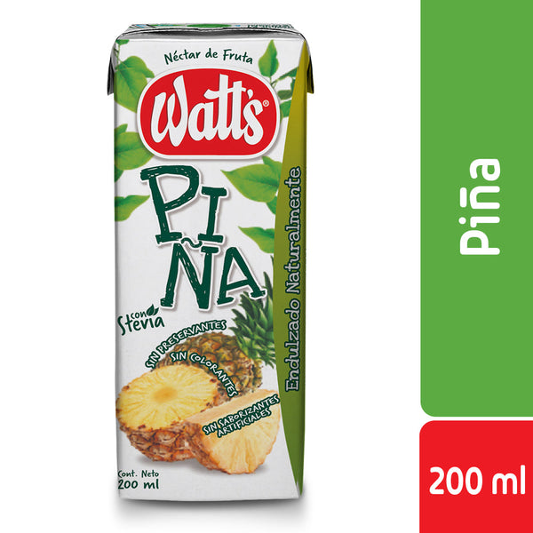 Jugo Nectar En Cajita 200 Cc Piña WATTS 