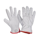 Guante Cabritilla Natural Sin Forro STEELPRO Blanco 