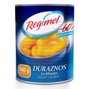Duraznos Mitades 560 Gr REGIMEL 