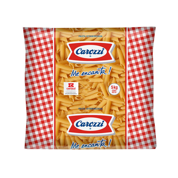 Fideo Mostaccioli Bolsa 5 Kg CAROZZI 