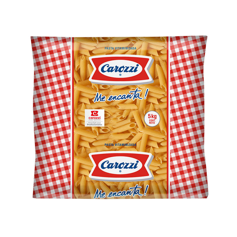 Fideo Mostaccioli Bolsa 5 Kg CAROZZI 