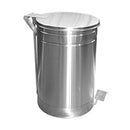 Basurero Acero Inoxidable Pedal 60 Lt EQUIPTRADER 