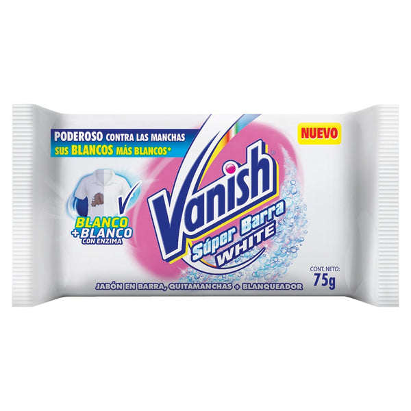 Jabon Barra 75 Gr Ropa Blanca Super VANISH 