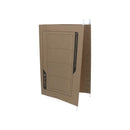 Carpeta Colgante Fleje Metal Kraft 307 Slide Lomo Ancho RHEIN Café 