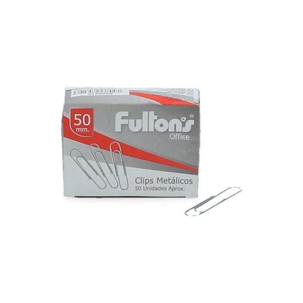 Clips Metalico N50 Redondo 50 Mm Gigante 50 Un FULTONS 
