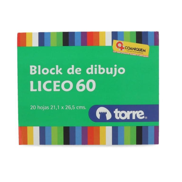 Block Dibujo N60 Liceo 20 Hj TORRE 