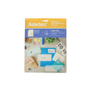 Etiqueta Inkjet/Laser 101 X 34 Mm 700 Un ADETEC Blanco 