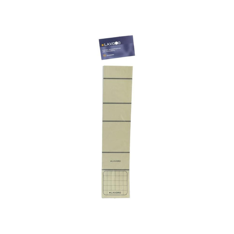 Lomo Archivador Ancho Beige LAVORO 