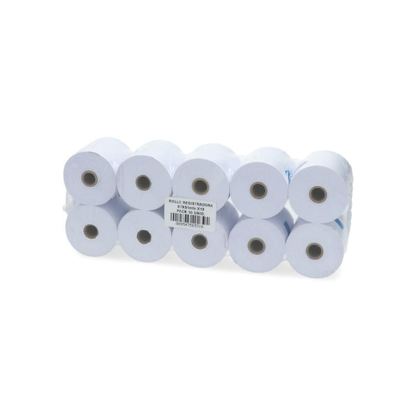 Rollo Papel Sumadora Blanco 57 mm X 31 mt X 5.5 cm 10 Un ENGATEL Blanco 