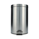 Basurero Acero Inoxidable Pedal 12 Lt EQUIPTRADER 