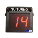 Pantalla Turno Matic Dos Dígitos TOTALPACK Negro 