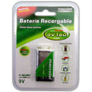 Bateria 9 Volt Recargable 160 Mah MACROTEL 