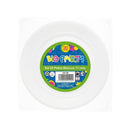 Plato Plastico Blanco 17 cm 20 Un BIG PARTY 