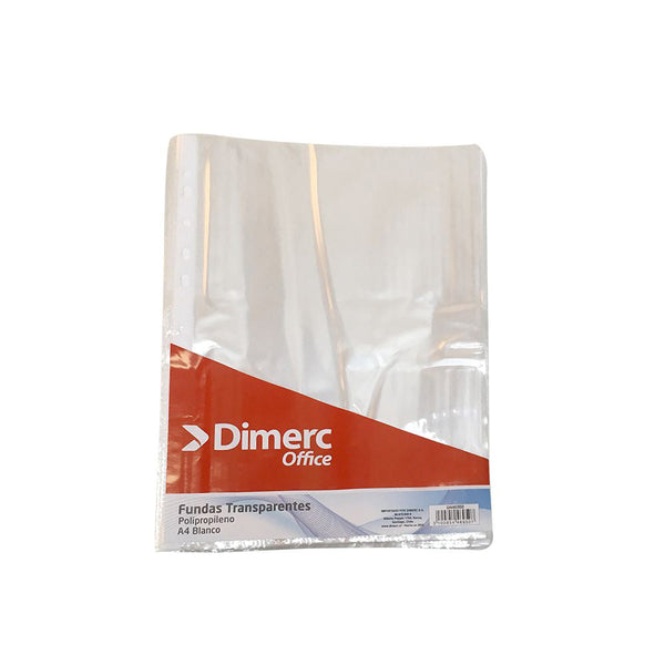 Funda Polipropileno A4 Blanco DIMERC 