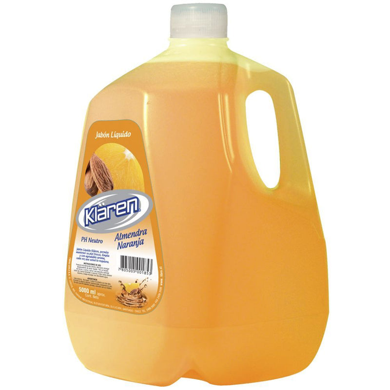 Jabon Liquido 5Lt Almendra KLAREN 
