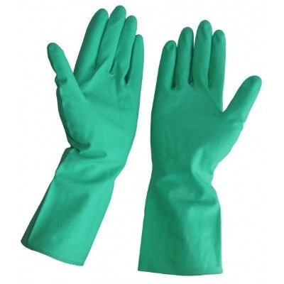 Guante Nitrilo Verde Talla 8 M STEELPRO Verde 
